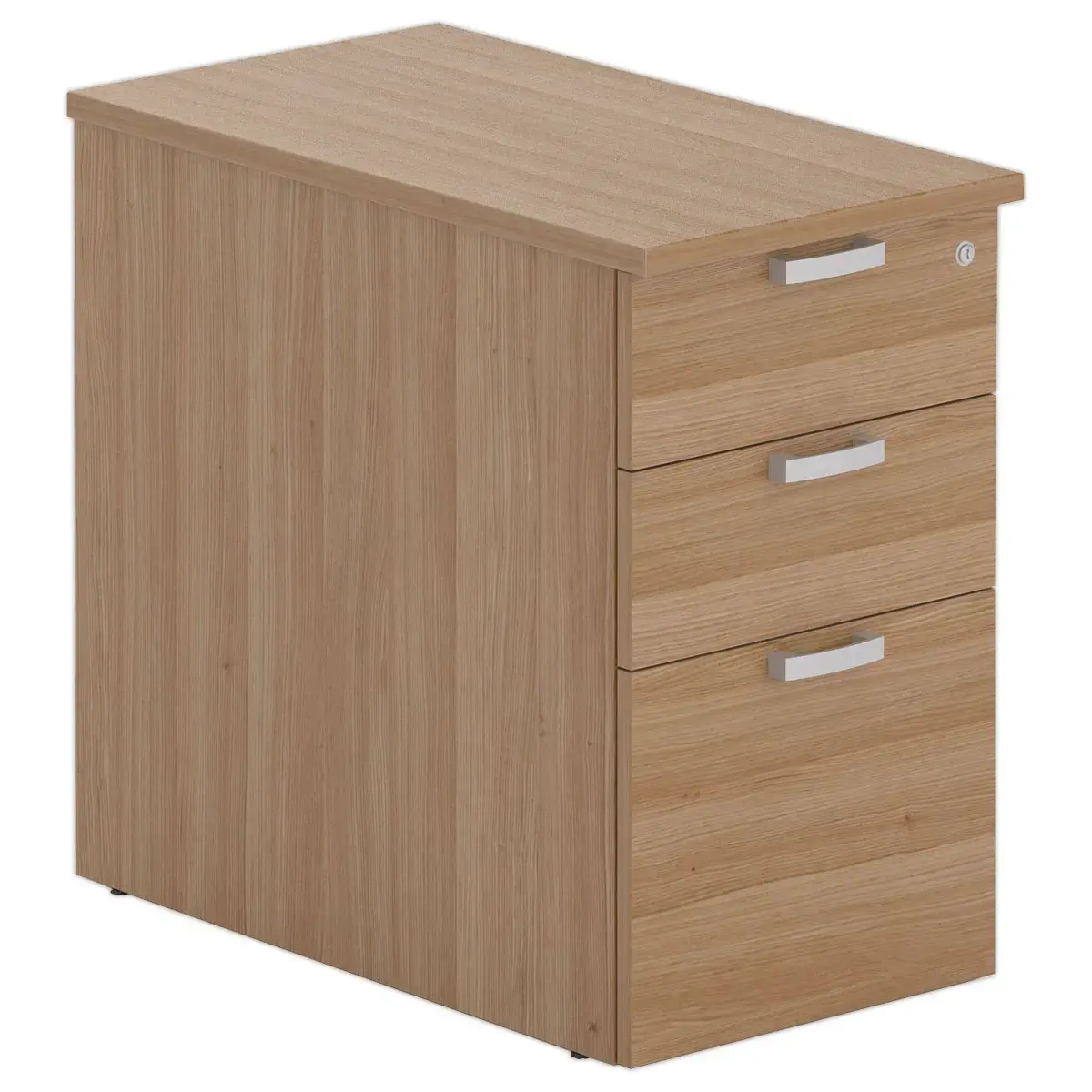 Caisson 3 tiroirs - Noyer - P 80 cm
