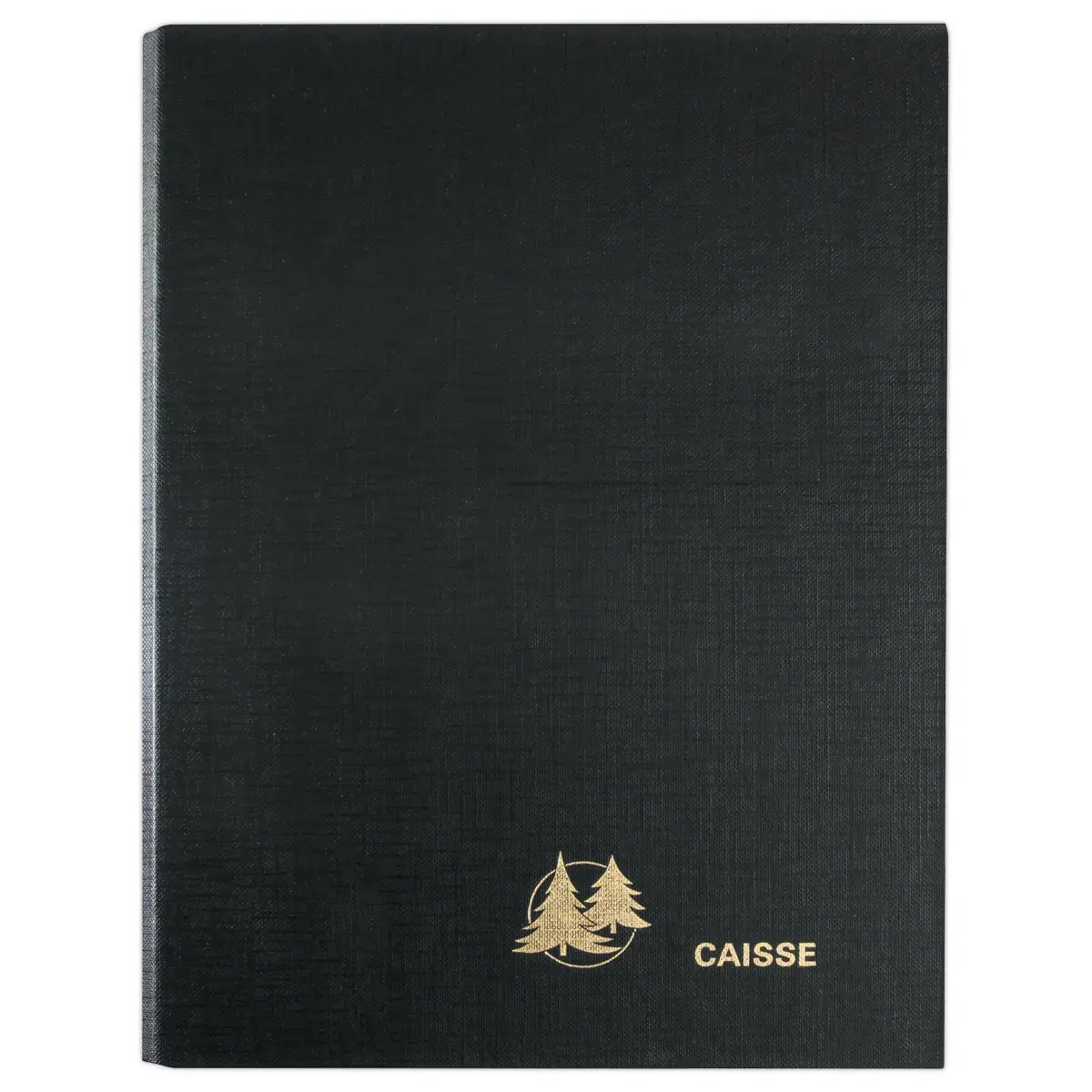 Classeur vide perp&eacute;tuel pour feuillets mobiles de caisse - 19 x 25,5cm - Noir - Janvier &agrave; d&eacute;cembre - EXACOMPTA 