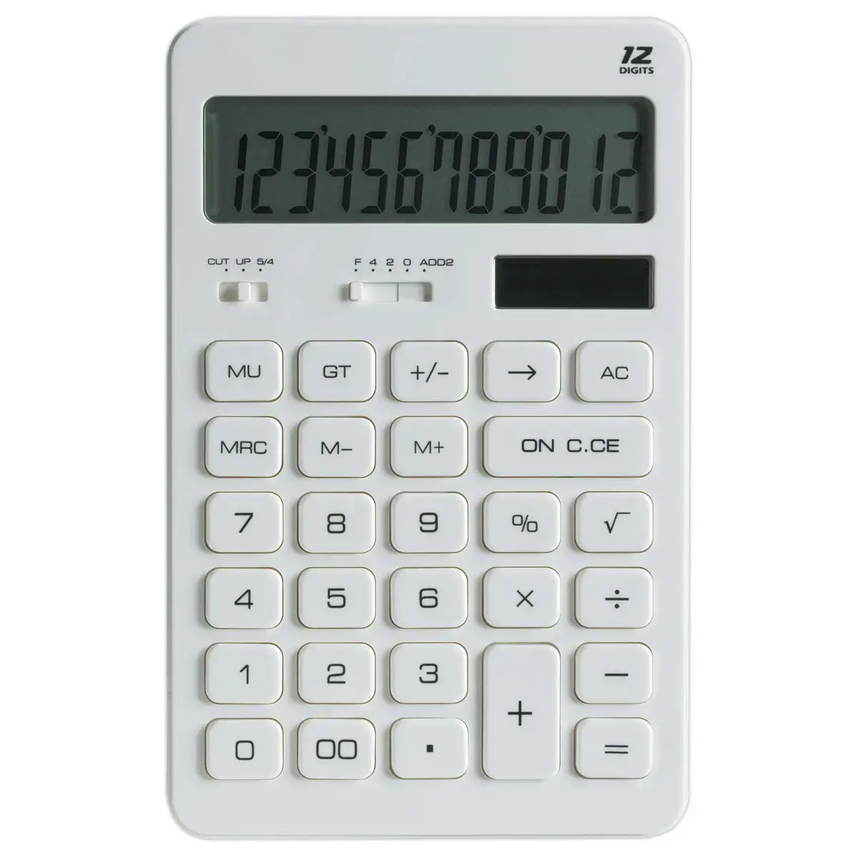 Calculatrice de bureau M12 couleur - 12 chiffres blanc - ACCESS