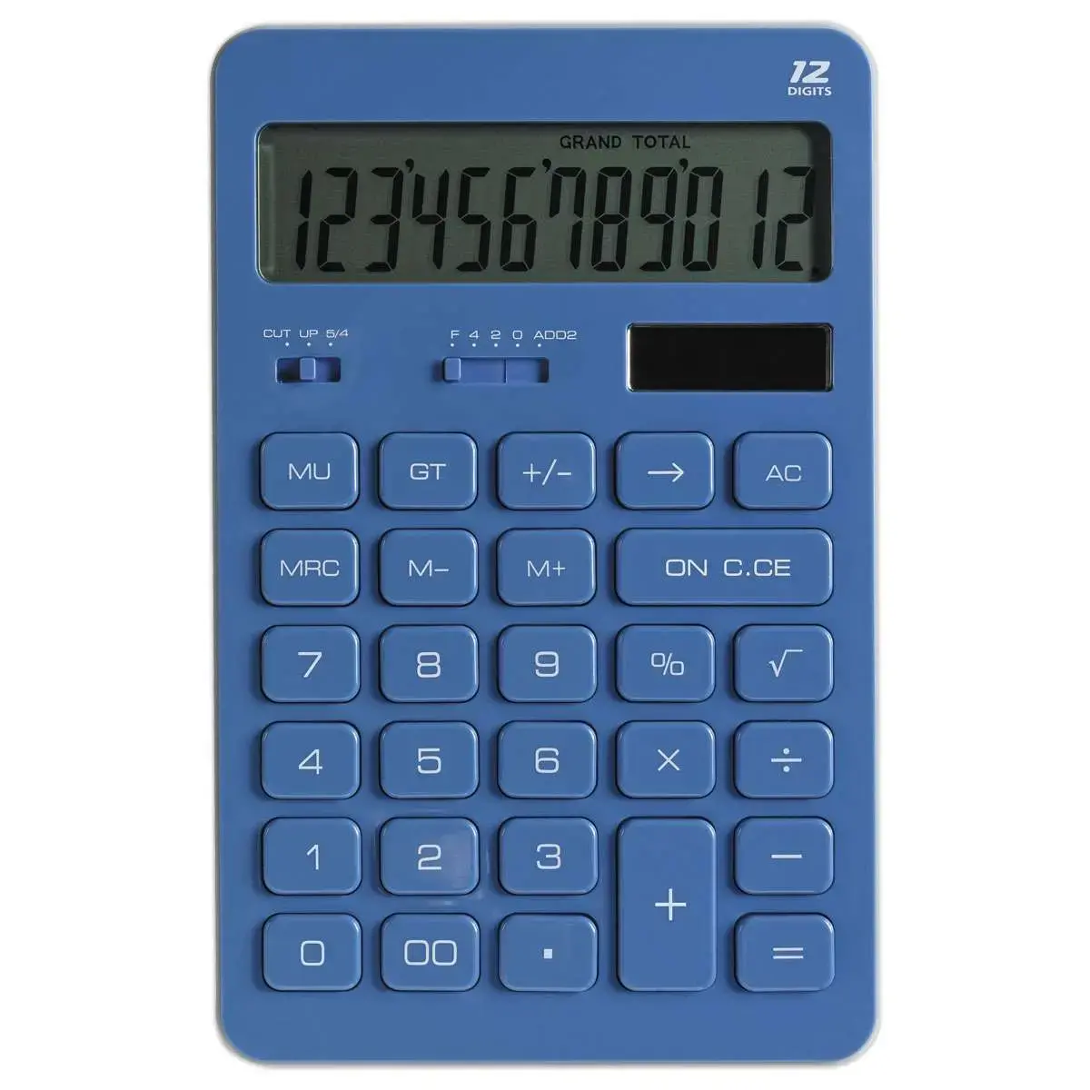 Calculatrice bleue colorée M12 - ACCESS