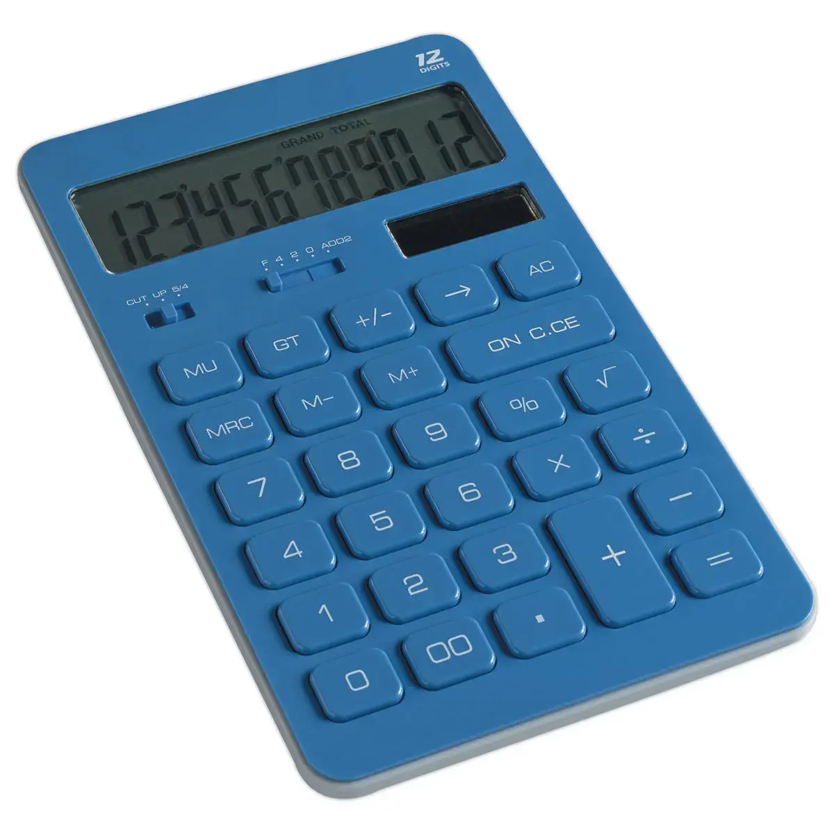 Calculatrice bleue colorée M12 - ACCESS