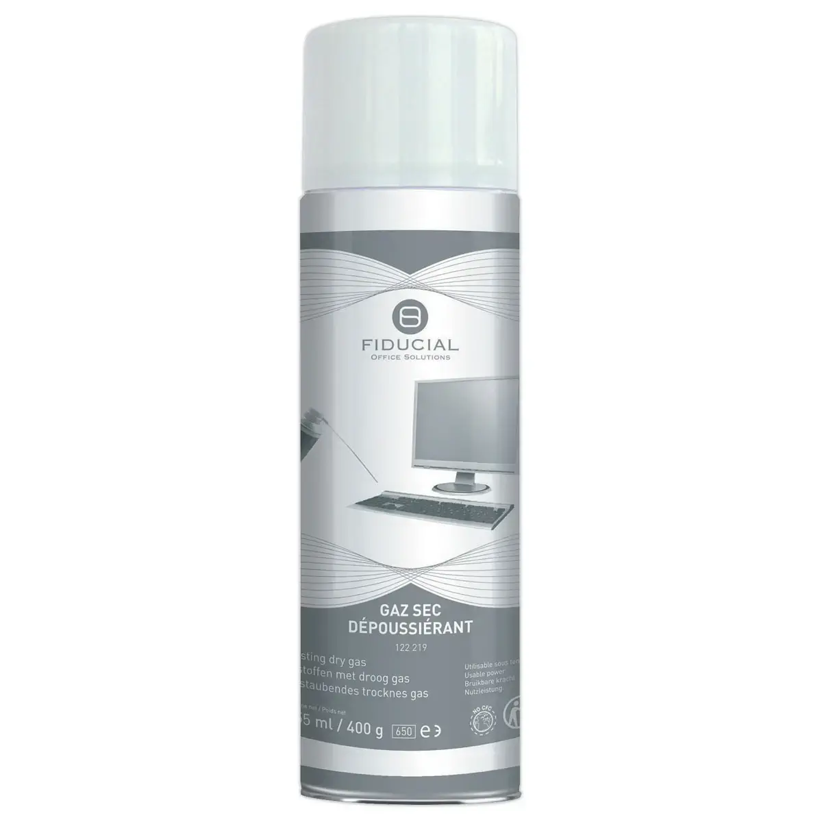 Aérosol de gaz sec dépoussiérant – Non inflammable – 400 ml – Fiducial