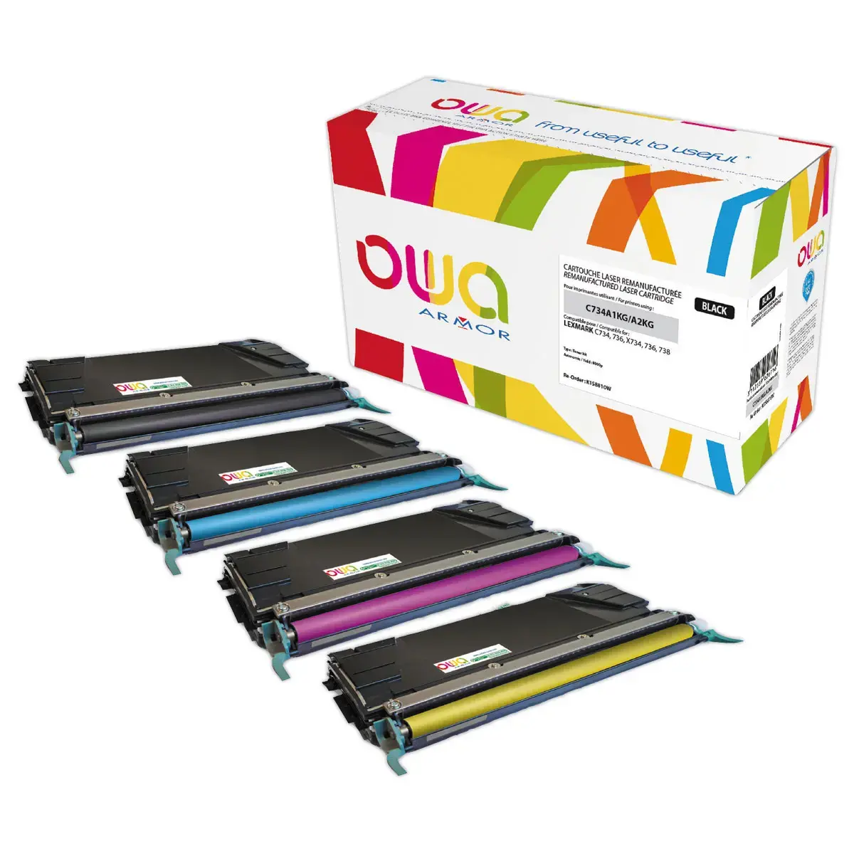 Toner LEXMARK magenta C734A1MG compatible ARMOR 