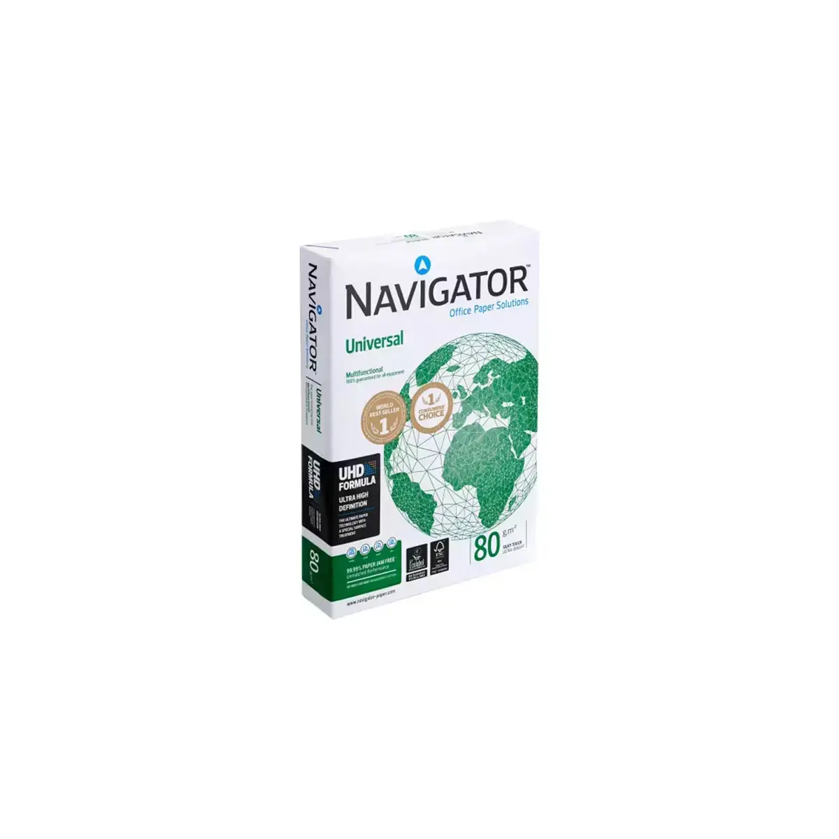 5 Ramettes/2 500 feuilles de papier 80g - Navigator Universal