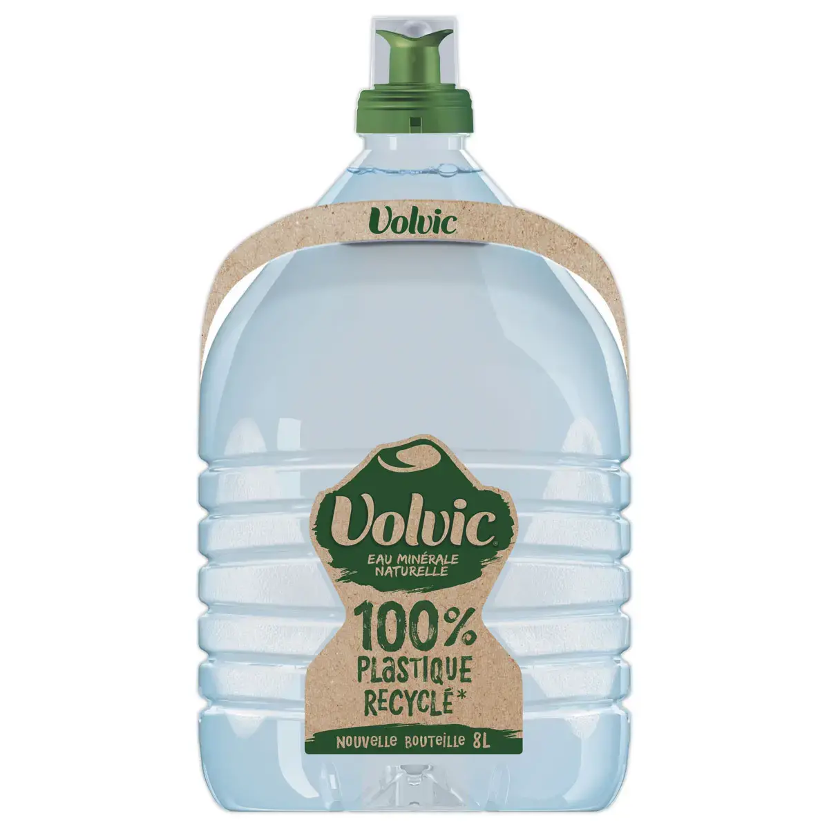 Bonbonne d'eau plate avec robinet - 8L - VOLVIC 