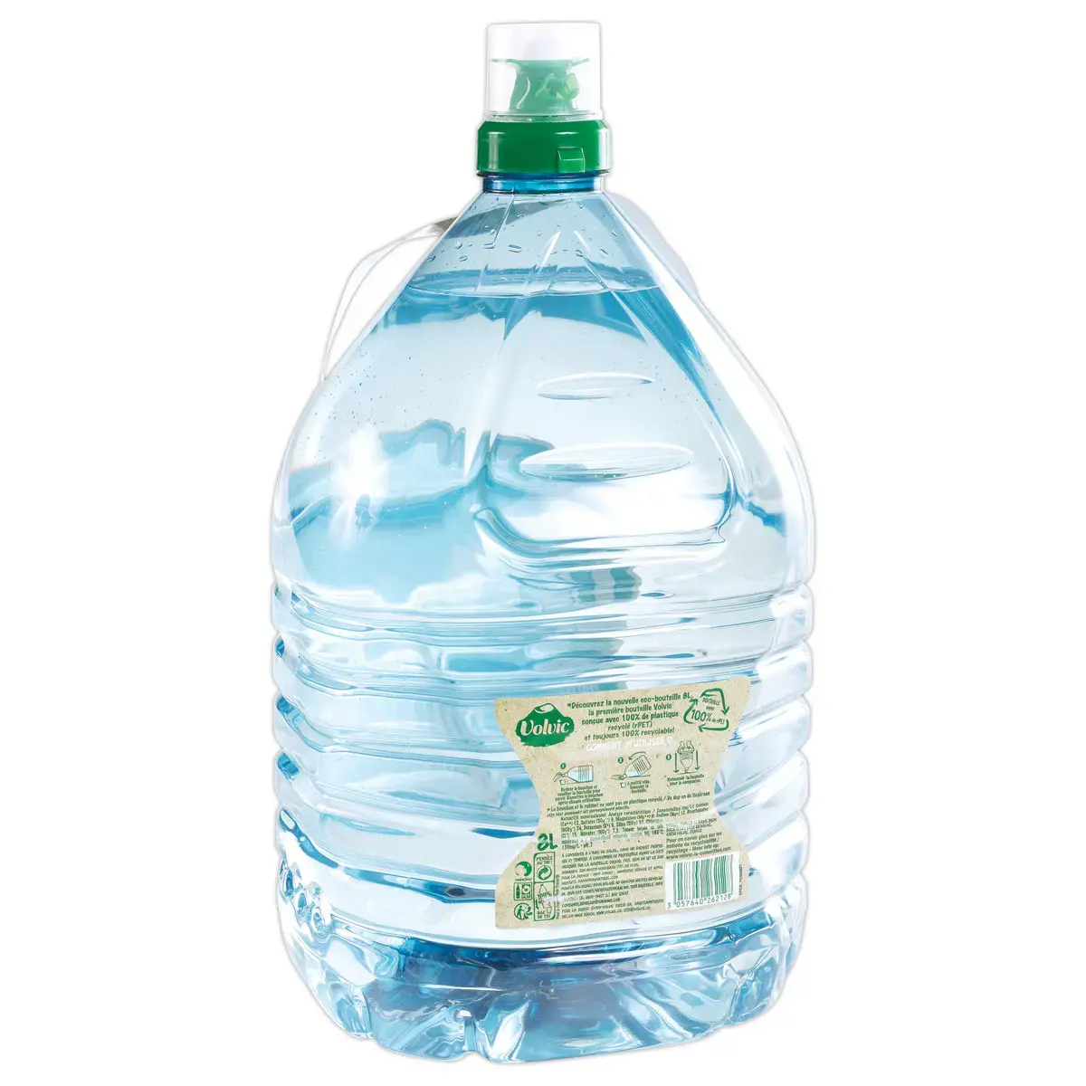 Bonbonne d'eau plate avec robinet - 8L - VOLVIC 