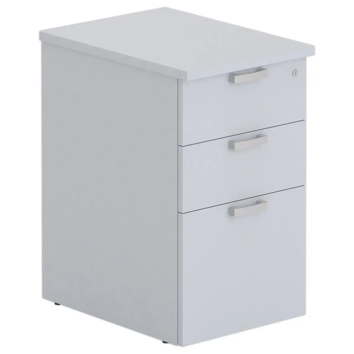 Caisson 3 tiroirs - Gris - P 60 cm 