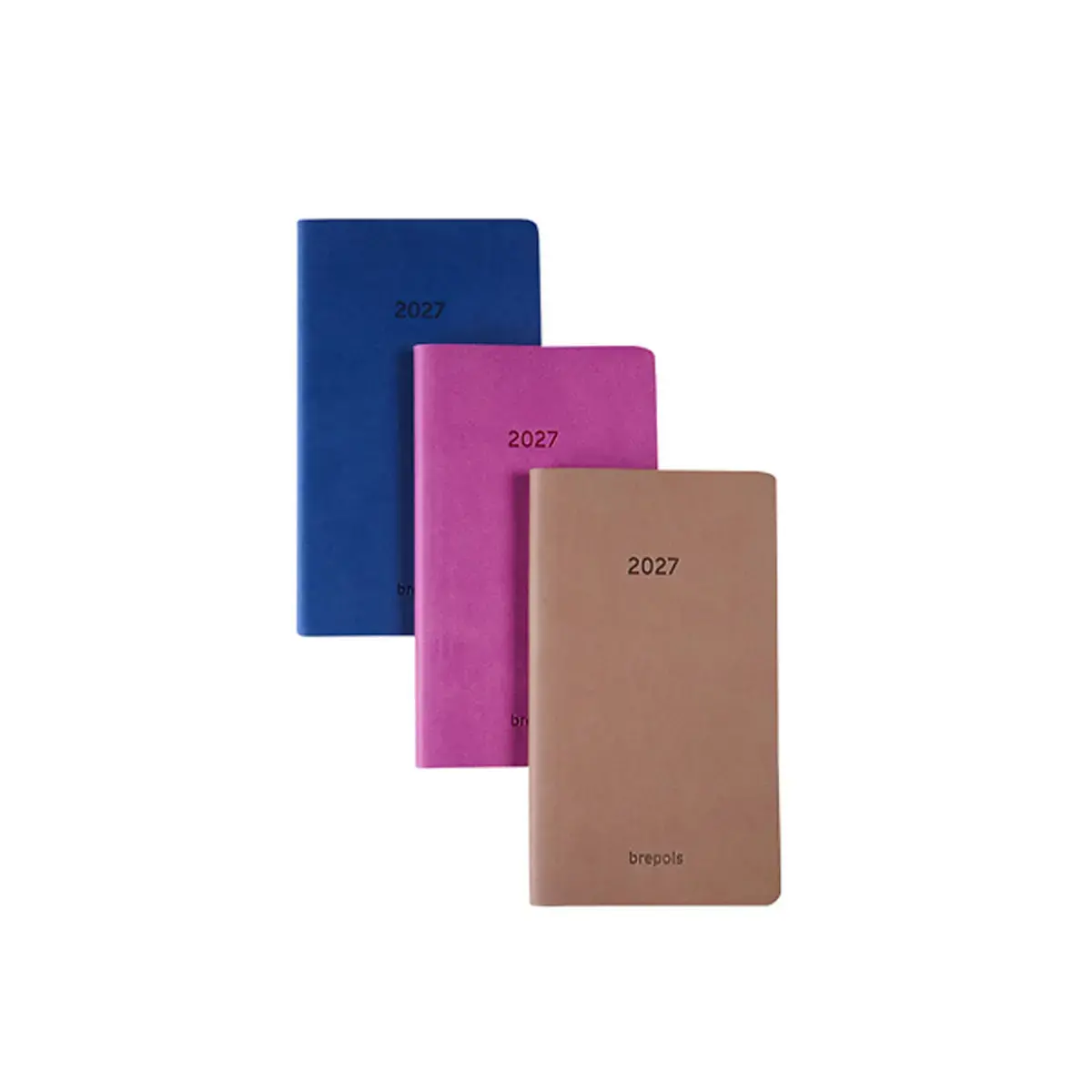 Agenda semainier  Colora - 9x16cm - Assortis - Janvier &agrave; d&eacute;cembre - BREPOLS 