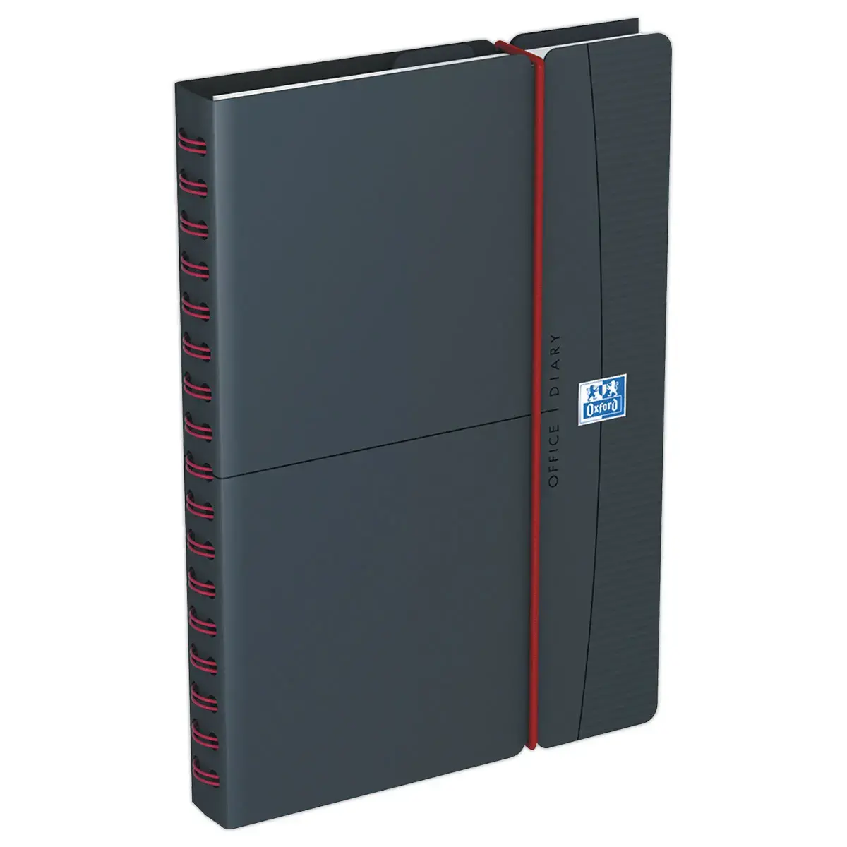 Agenda semainier Office - 15x21cm - Anthracite - Janvier à décembre - OXFORD