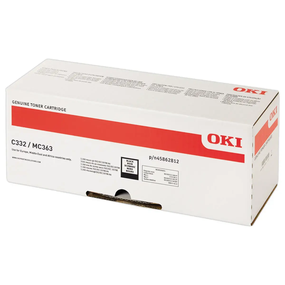 Toner 46508712 - Noir - Oki 