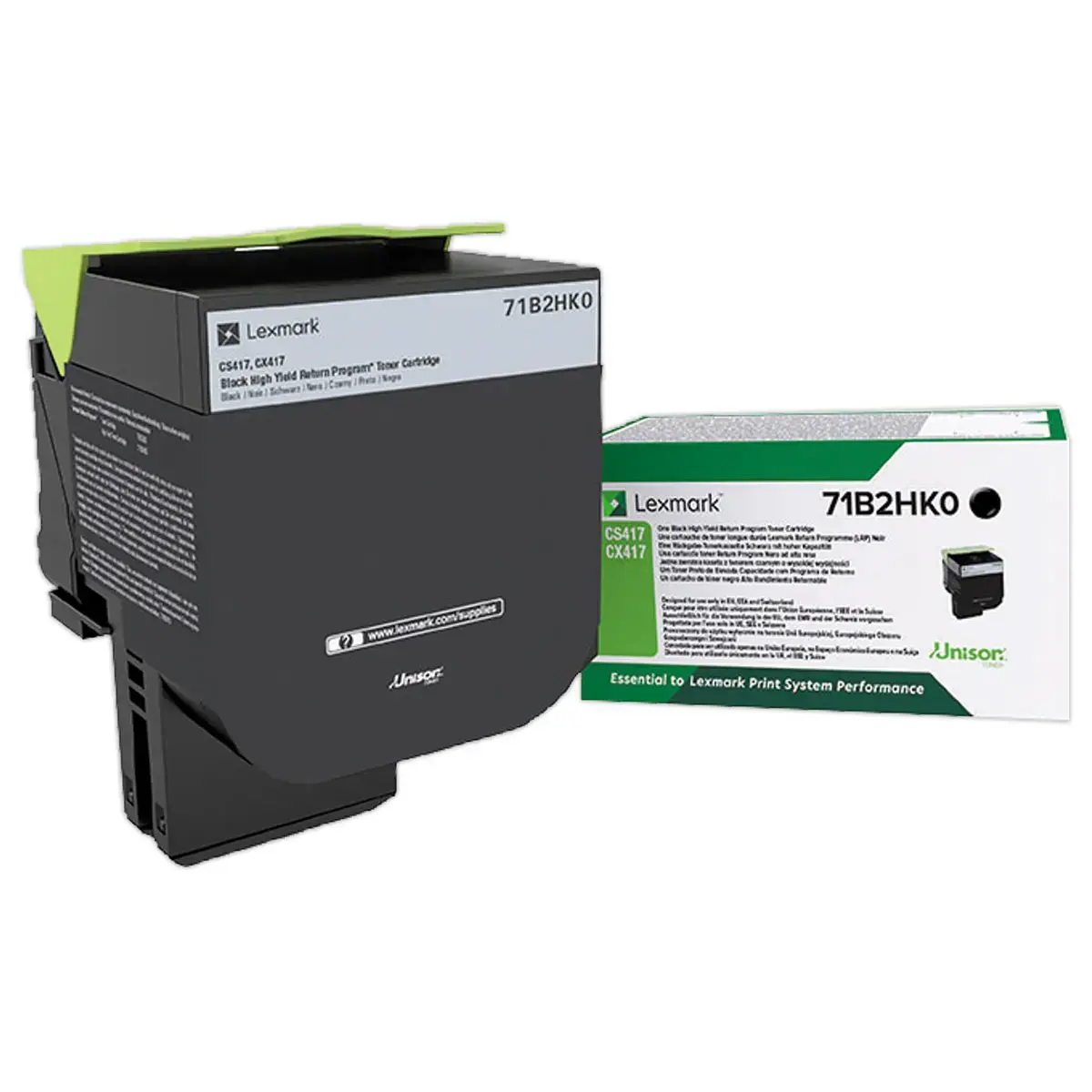 Toner LEXMARK noir 71B2HK0