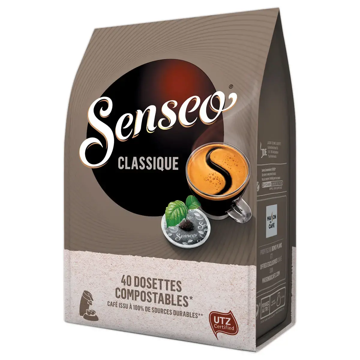 40 Dosettes de caf&eacute; - Ar&ocirc;me Classique - SENSEO 