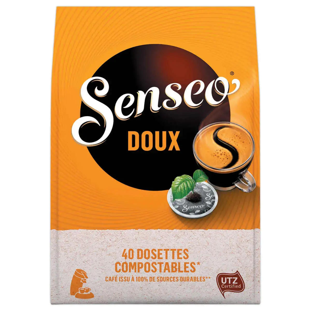 40 Dosettes de café Senseo® - Doux - SENSEO