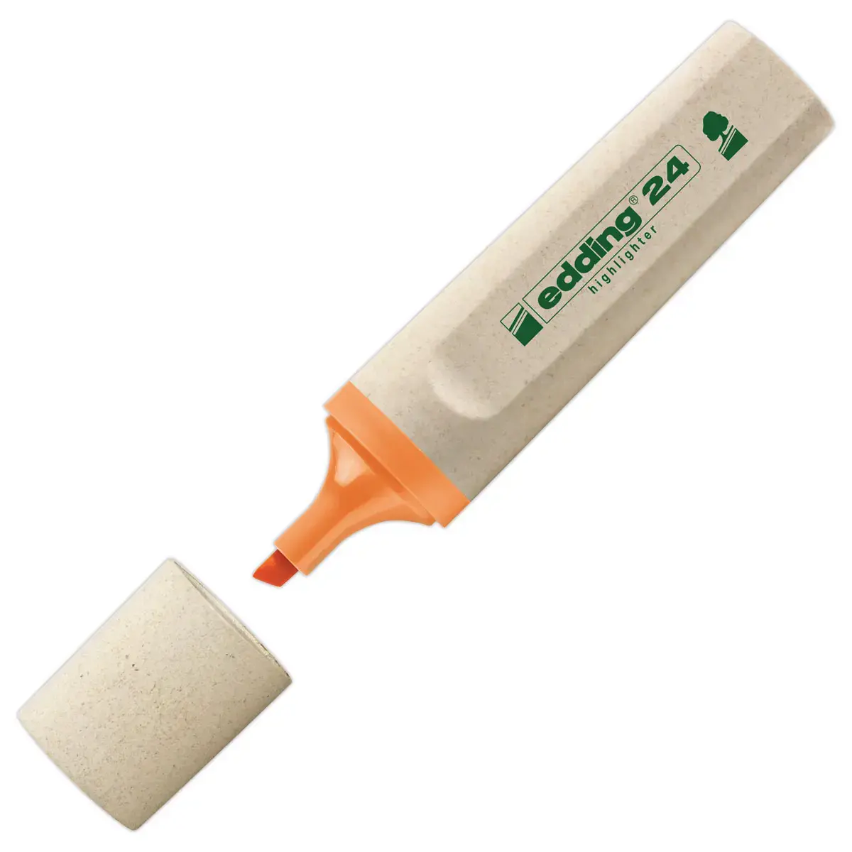4 Surligneurs  pointe large - ECOLINE E24 - EDDING 