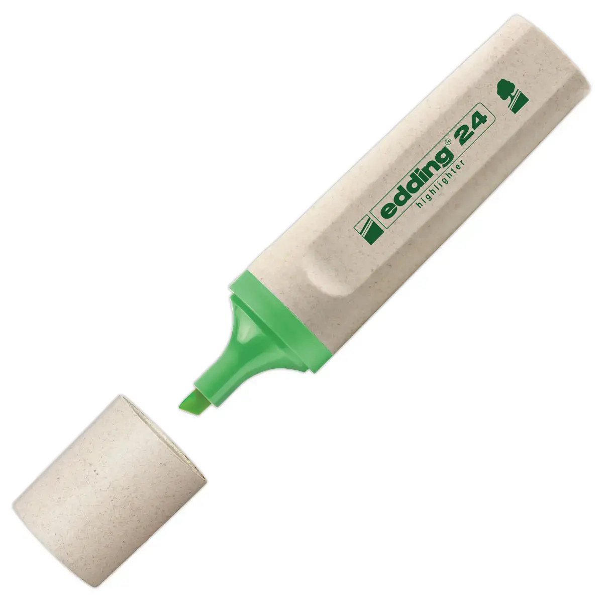 4 Surligneurs  pointe large - ECOLINE E24 - EDDING 