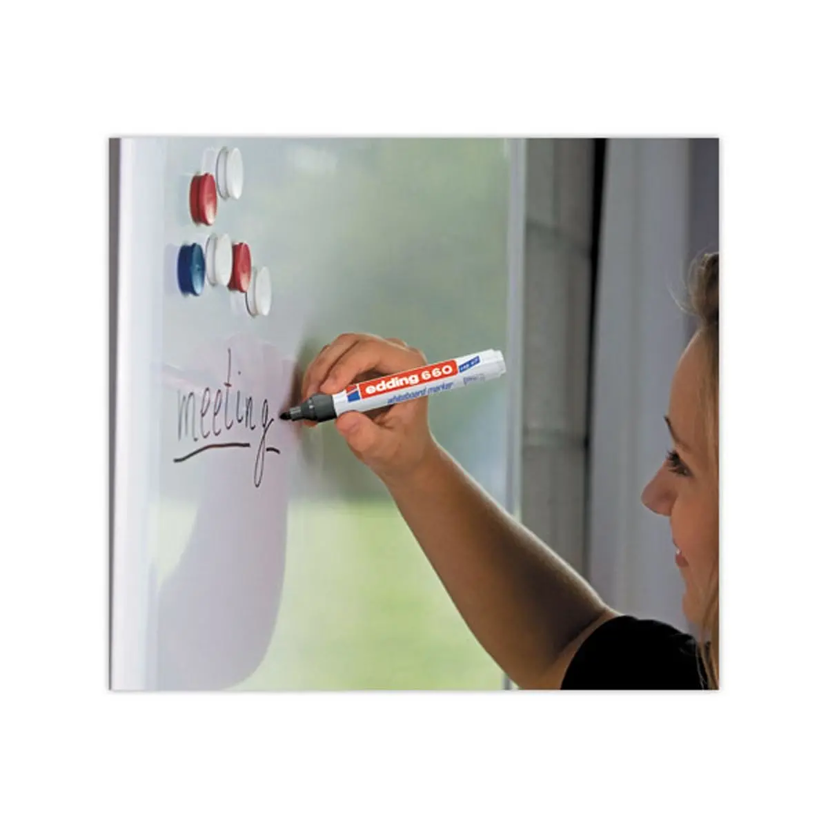 20 Marqueurs 660 (17+3 offerts) - Pointe ogive pour tableaux blancs - EDDING