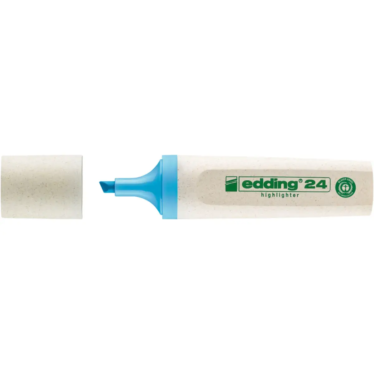 Surligneur - pointe large - E24 - bleu clair - Edding
