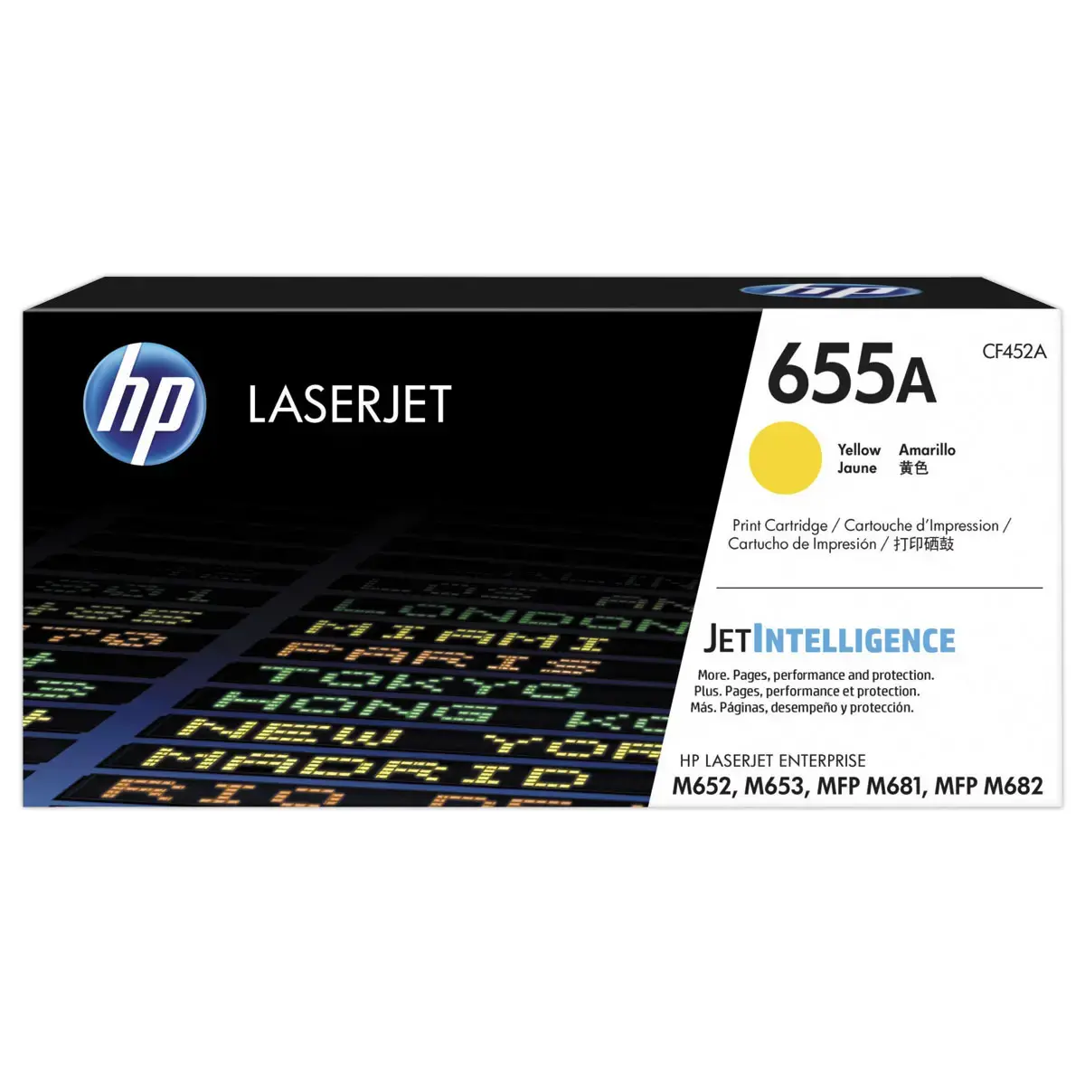 HP 655A CF452A toner jaune