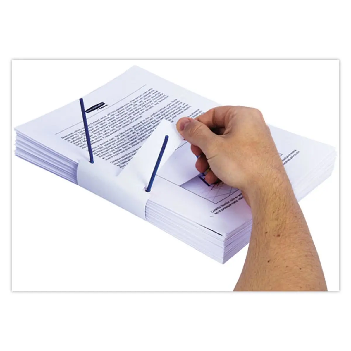 100 Clips d'archivage métal souple FELLOWES