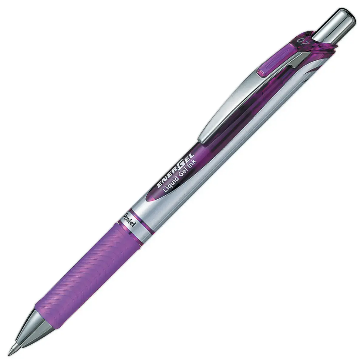 Roller pointe métal - Ecriture moyenne - Violet - PENTEL