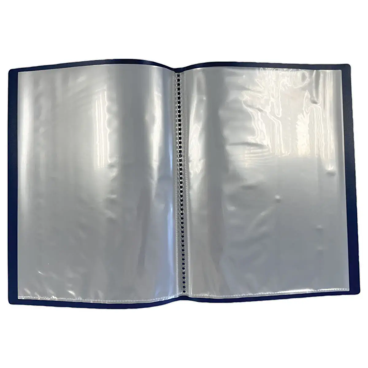 Prot&egrave;ge-documents - A4 - 30 poches - bleu fonc&eacute; - FIDUCIAL 