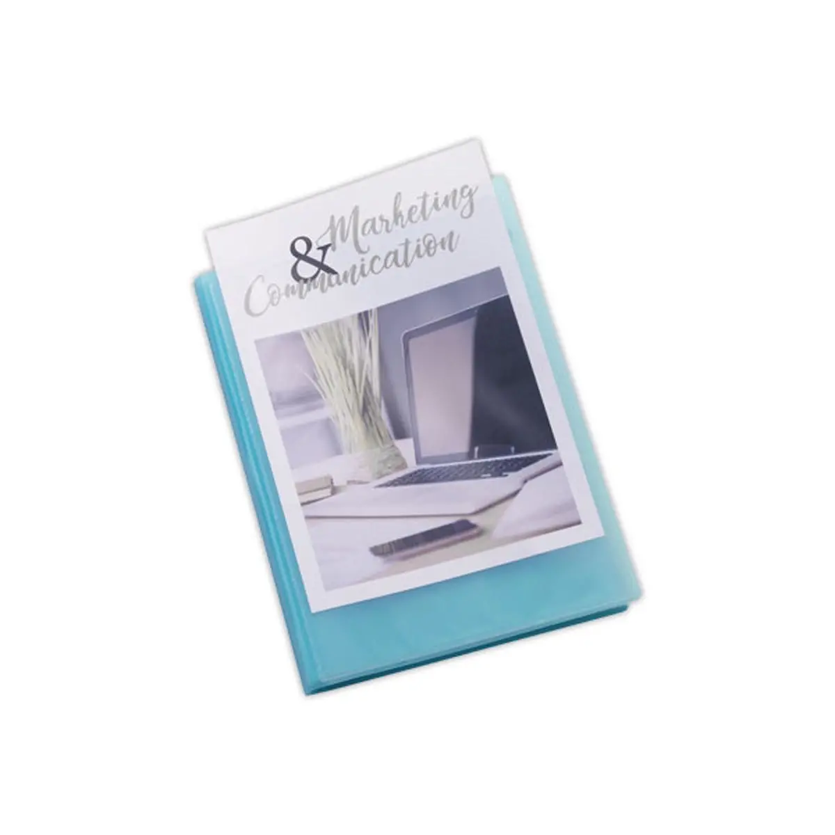 Protège-documents personnalisable - 20 poches - bleu - FIDUCIAL