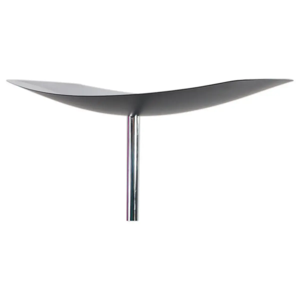 Lampadaire droit LED 30W chrom&eacute;, avec variateur noir 