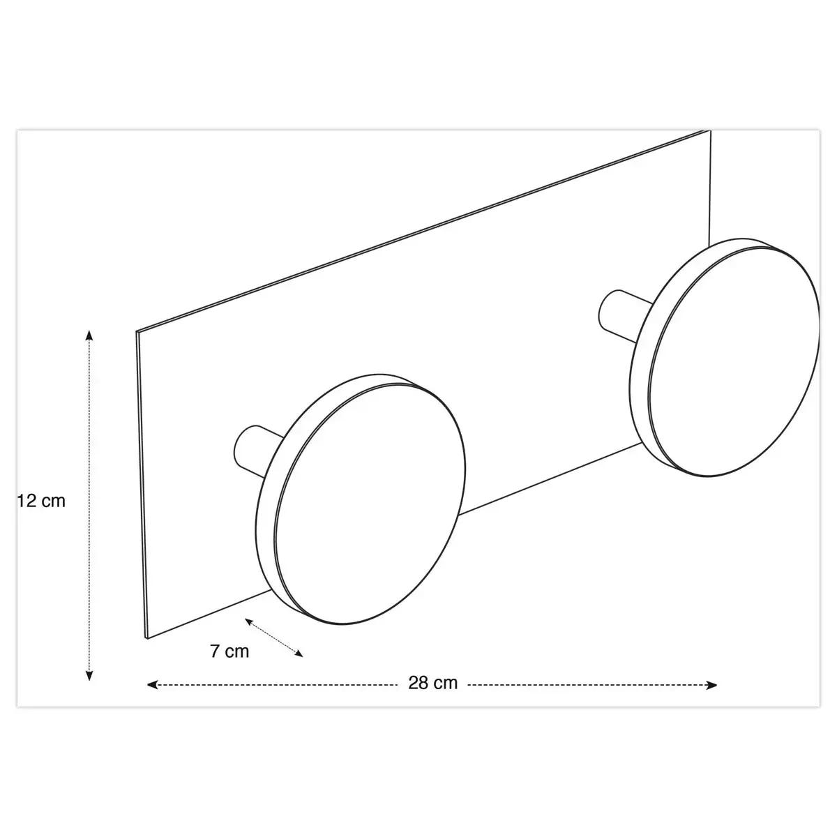 Pat&egrave;re double - Magn&eacute;tique - ALBA 