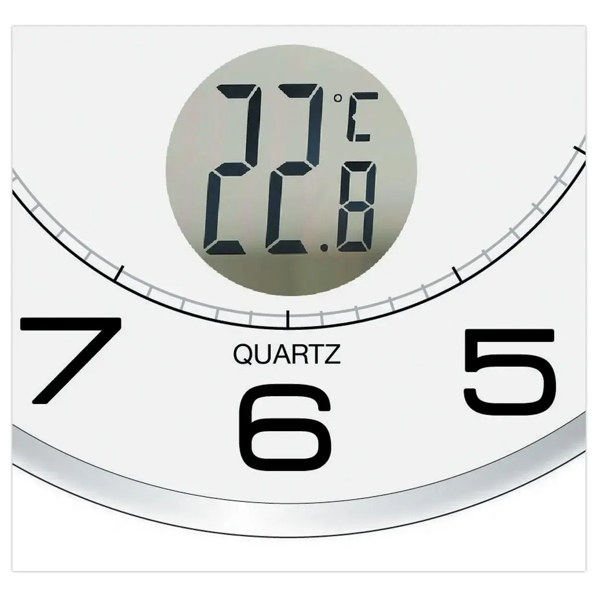Horloge avec thermom&egrave;tre Tempus - UNILUX 
