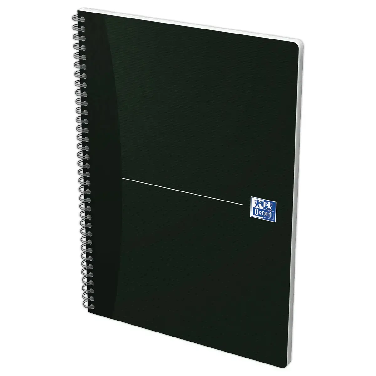 Cahier spirale A4 Essentials - 5x5 - 180 pages - Noir - OXFORD