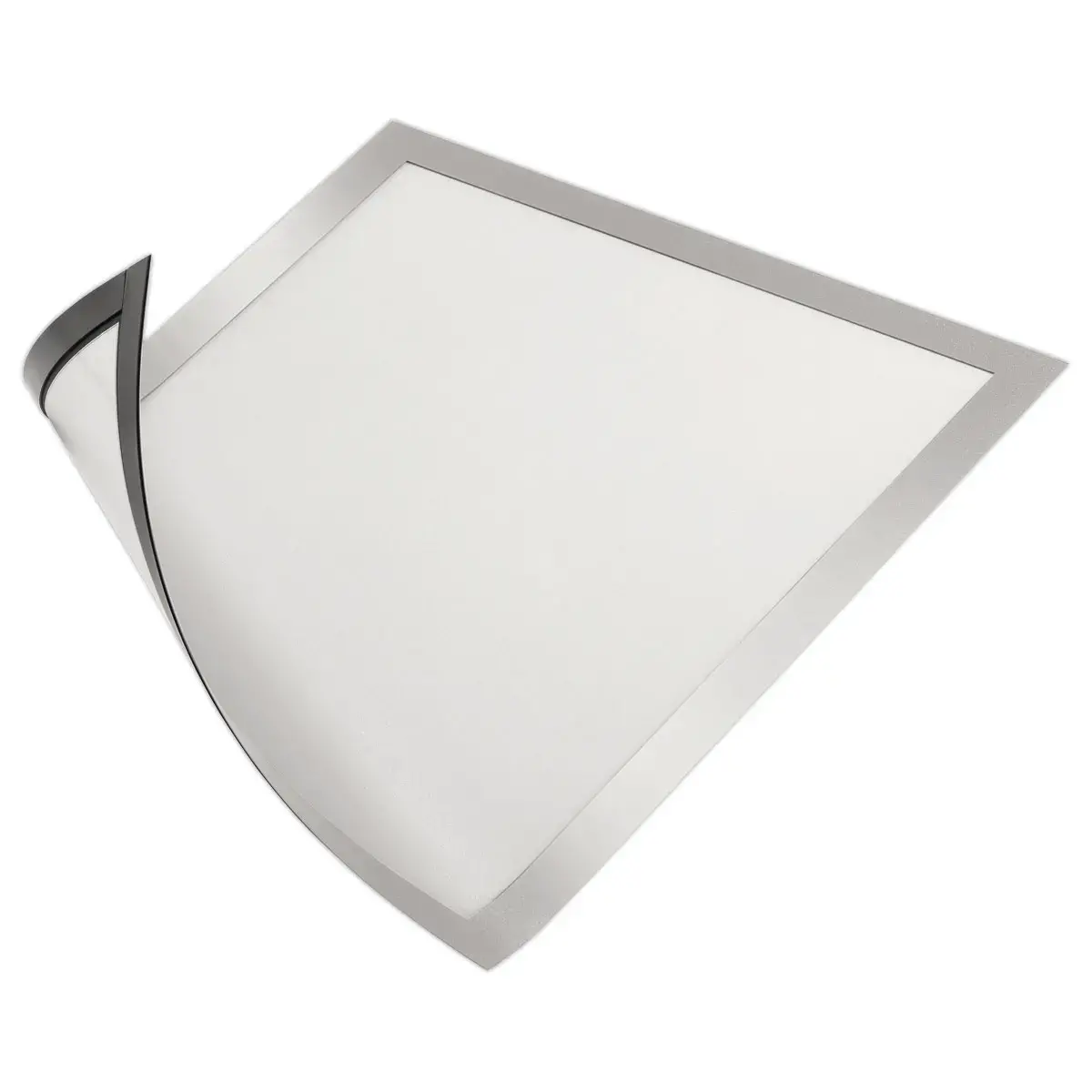 5 Cadres d'affichage magn&eacute;tiques Duraframe Magnetic - A4 - Argent - DURABLE 
