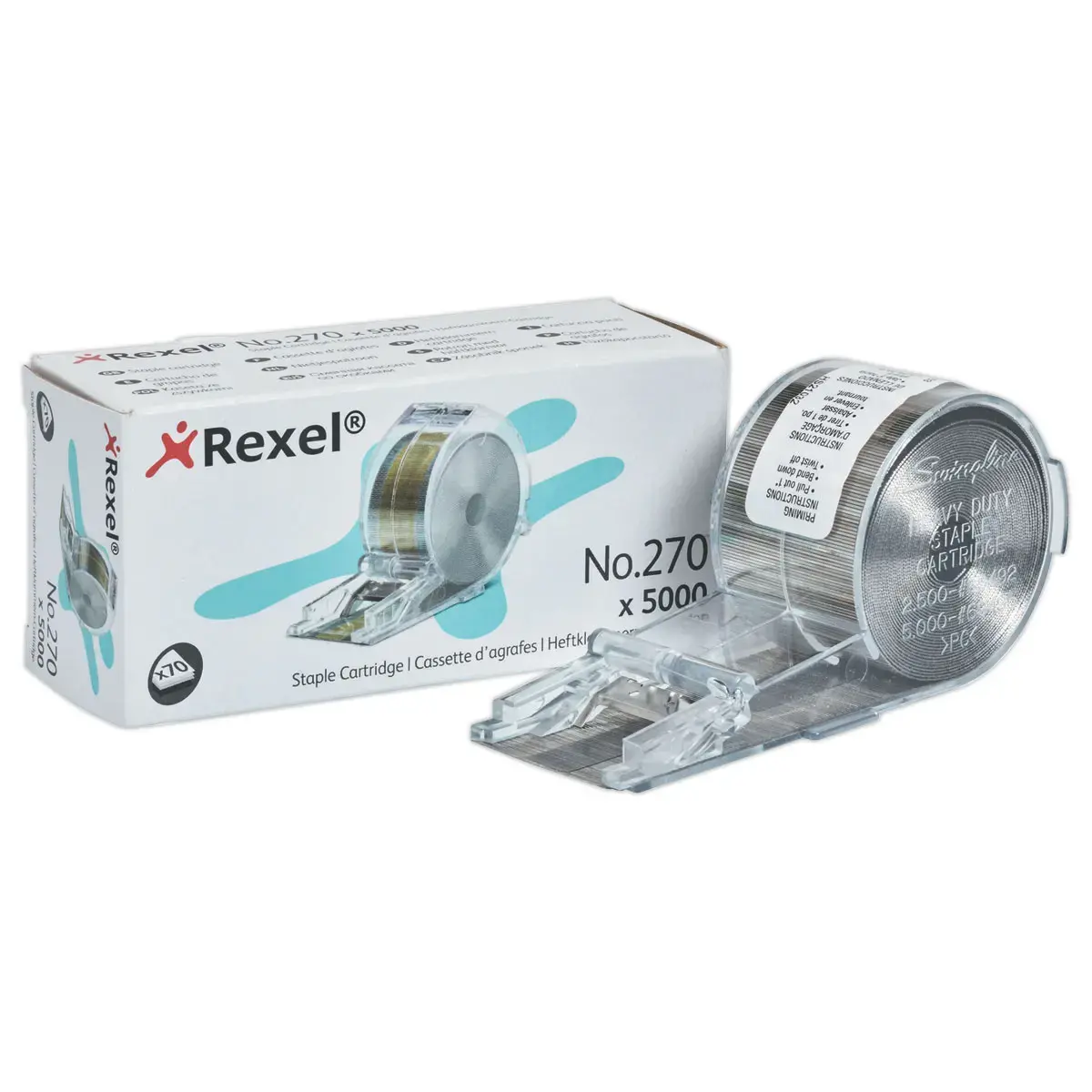 5000 Agrafes pour agrafeuse &eacute;lectrique STELLA 70 - LEITZ 