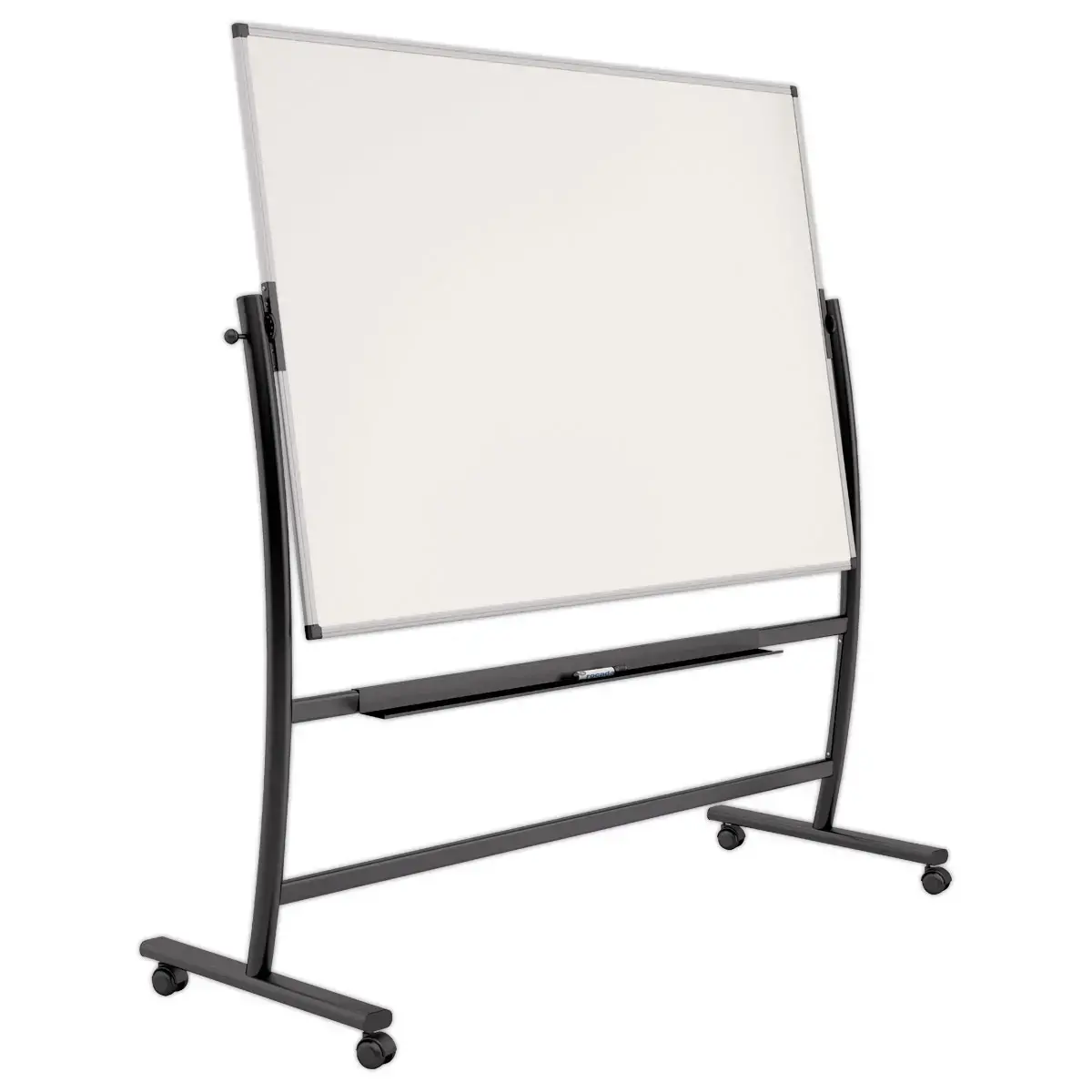 Tableau blanc pivotant et mobile effaçable à sec 120 x 150 cm