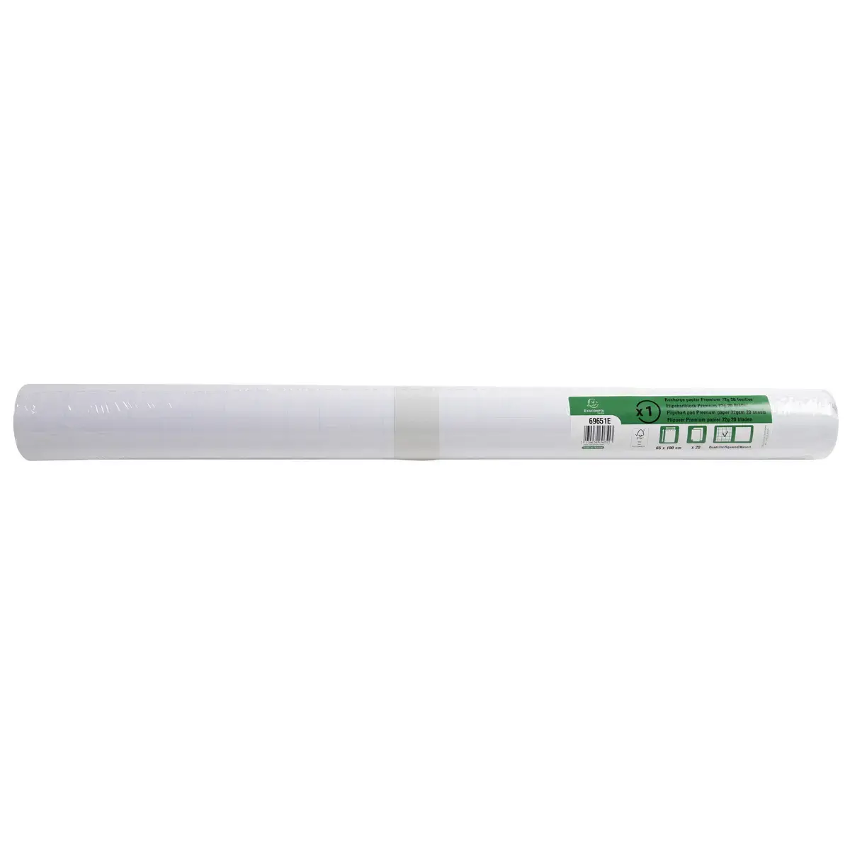 5 Recharges quadrillées chevalet - 65 x 100 cm - EXACOMPTA