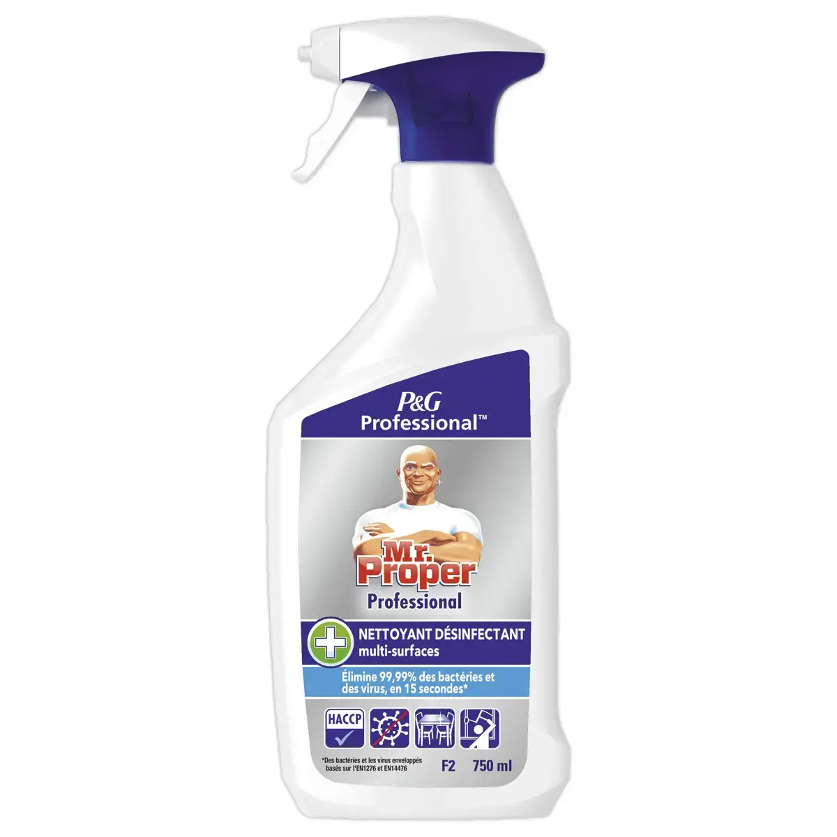 Spray nettoyant désinfectant multisurfaces - 750 ml - Mr Propre