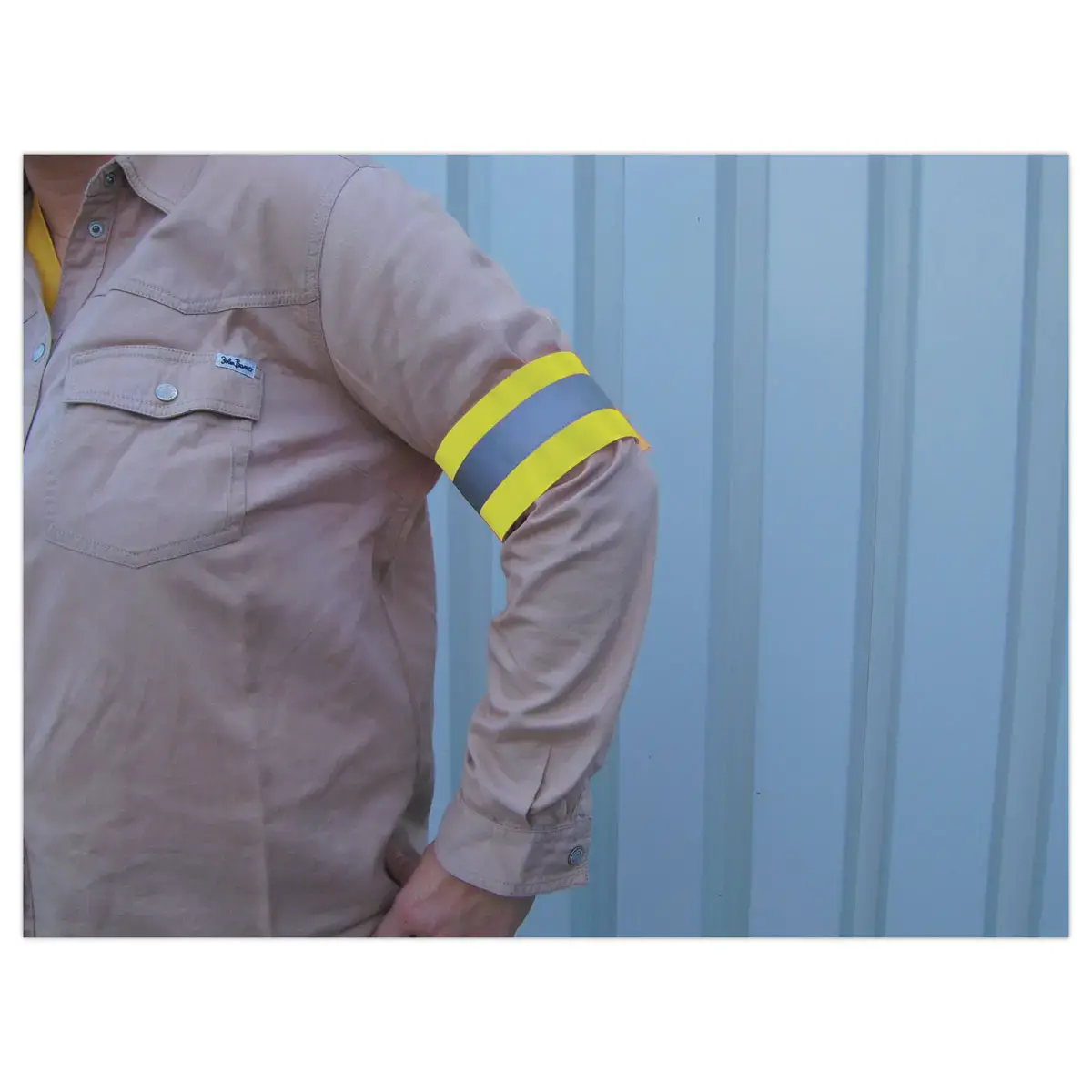 Brassard de sécurité - Rétroréfléchissant - Jaune fluo - Viso