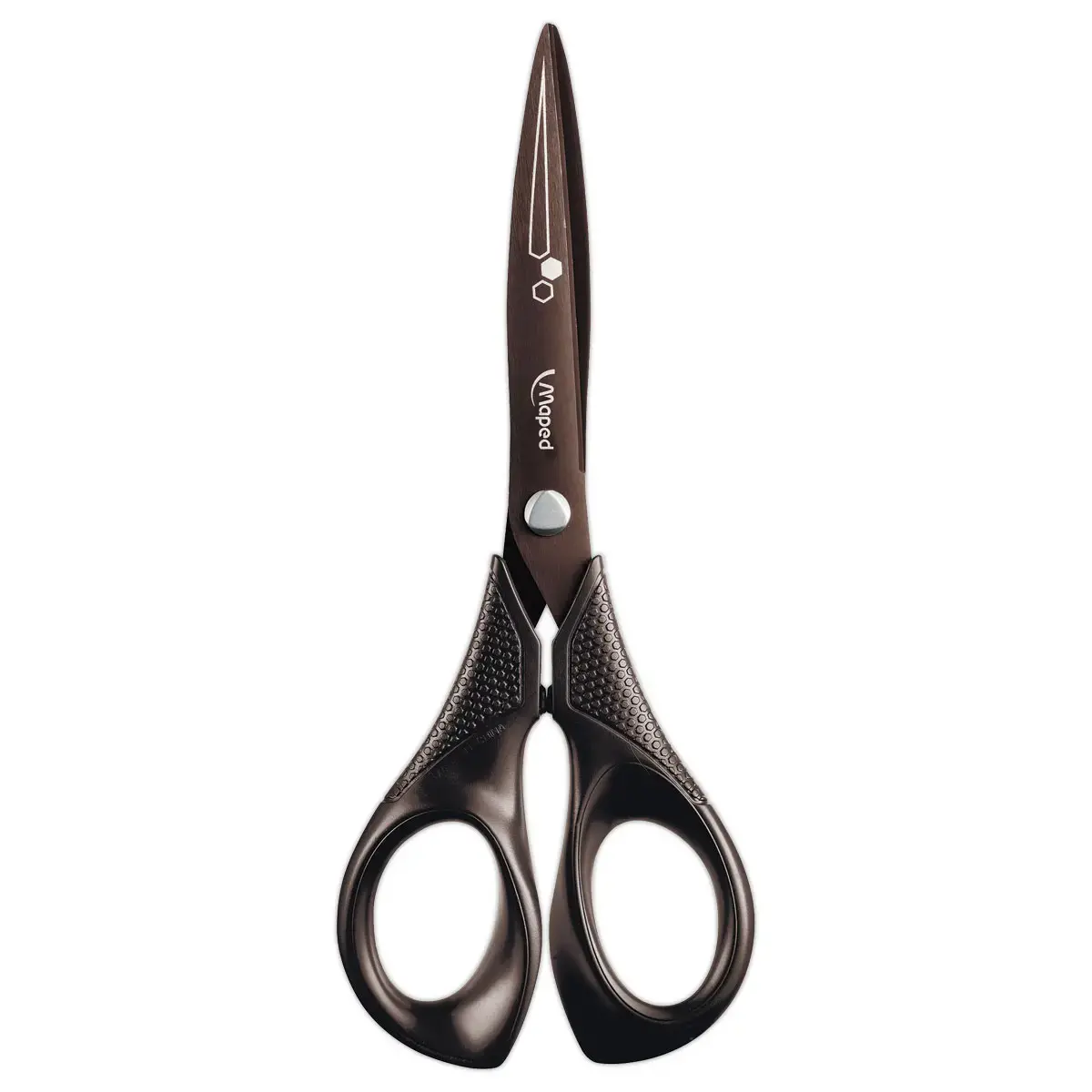 Paire de ciseaux titanium pour droitiers MAPED - 17 cm