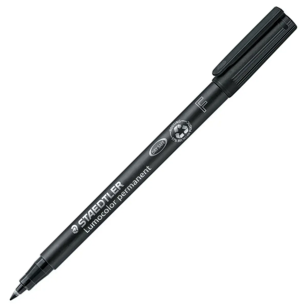 Feutre permanent universel Lumocolor - 0.6 mm - Noir - STAEDTLER