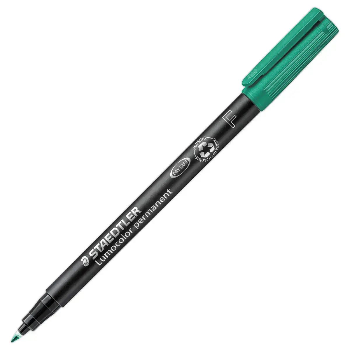 Feutre permanent universel Lumocolor - 0.6 mm - Vert - STAEDTLER 