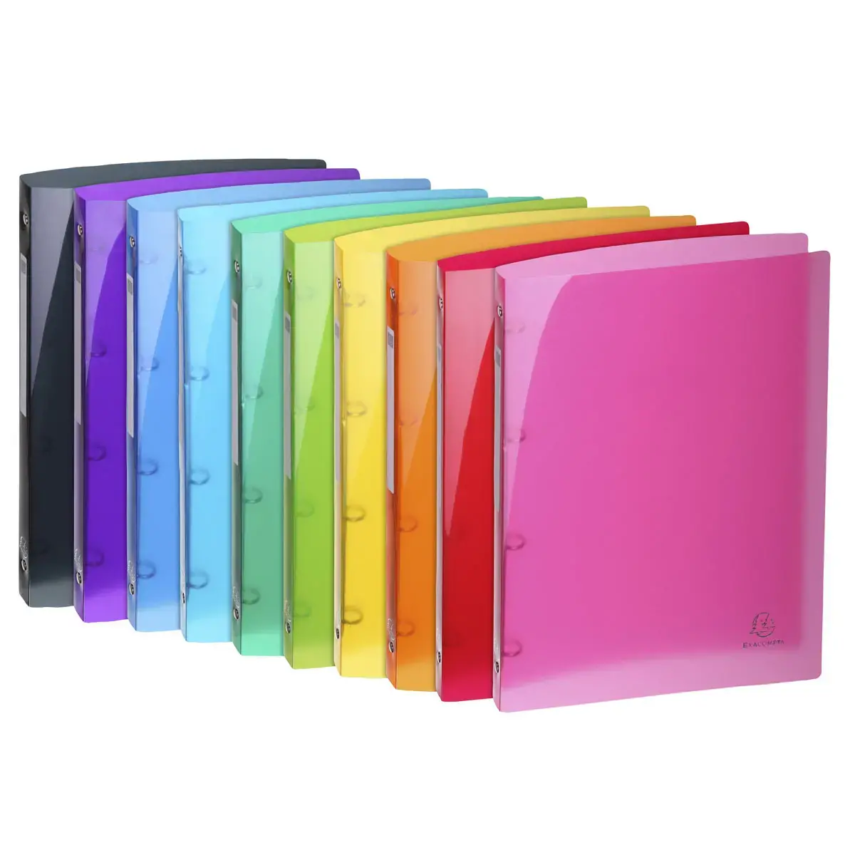 20 Classeurs translucides Iderama - Coloris assortis - EXACOMPTA 