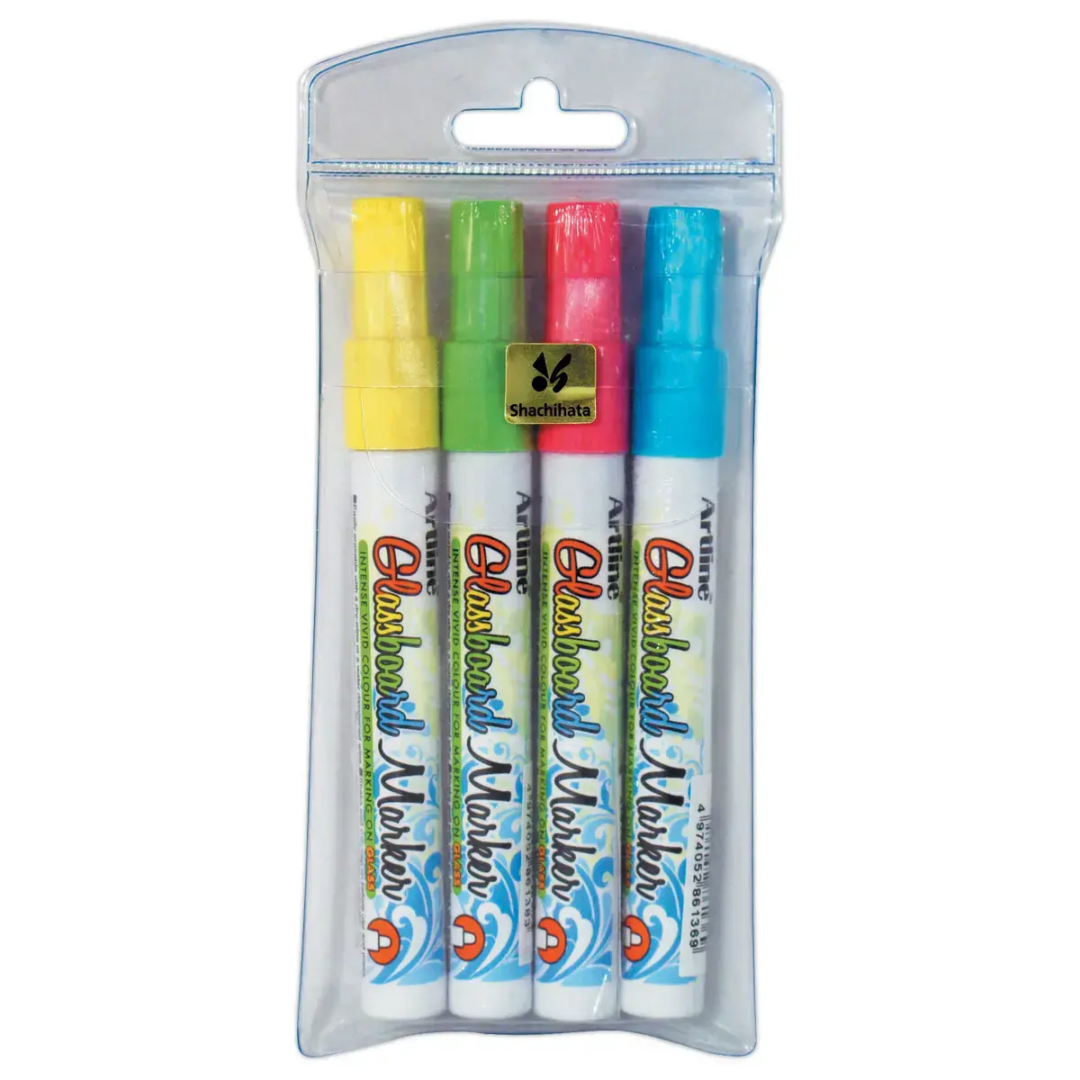 4 Marqueurs verre ARTLINE ogive 2mm 