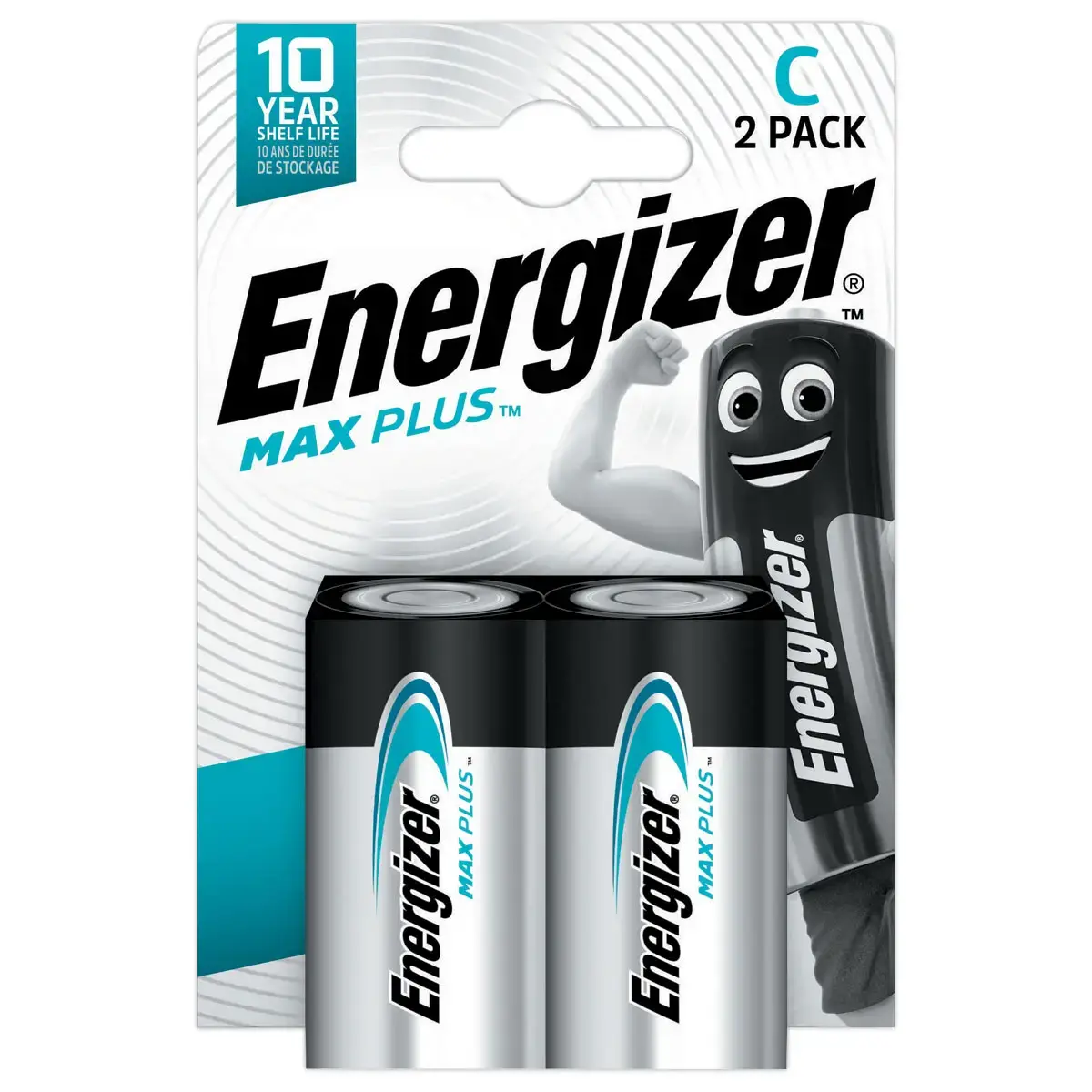 2 Piles alcalines Max Plus LR14 (C) - ENERGIZER 