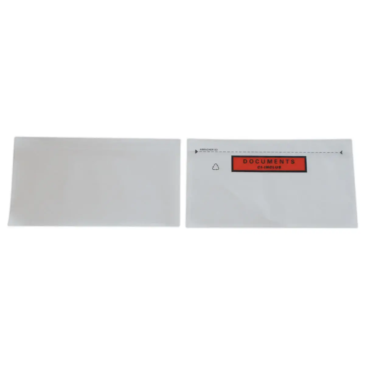 1000 pochettes adhésives - 228 x 120 mm