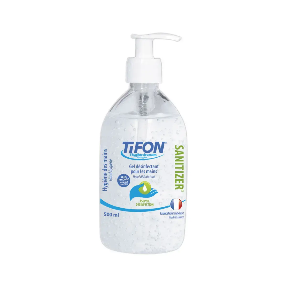 Gel hydroalcoolique antiseptique - 500 ml - Tifon