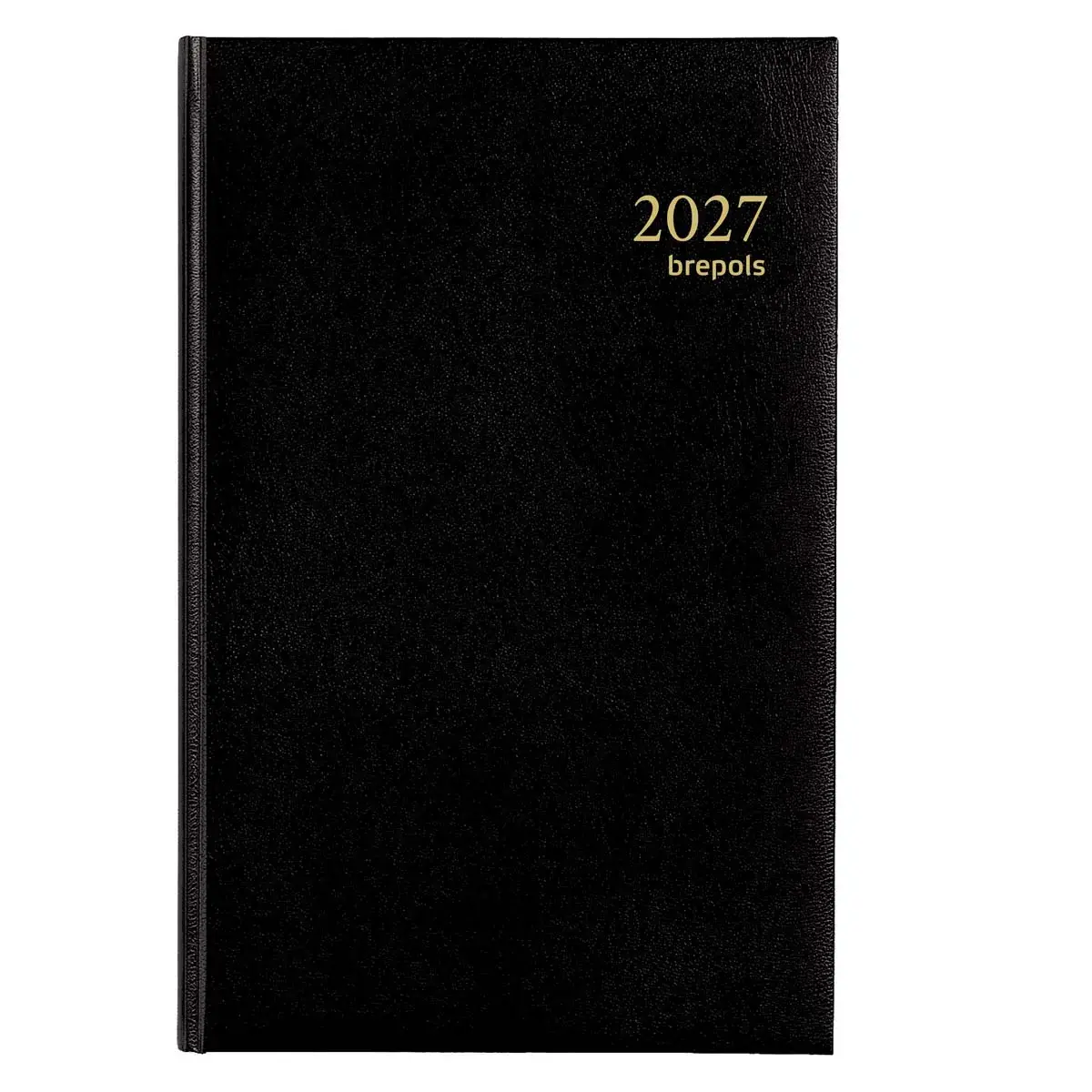 Agenda journalier Saturnus 1j/page - 13,3 x 20,8 cm - Noir - Janvier à décembre 2027 - BREPOLS