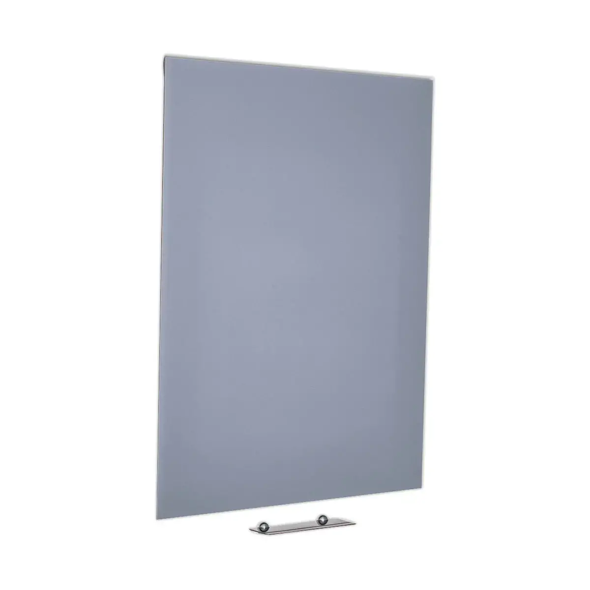 Tableau verre magn&eacute;tique  Glassboard gris - 60 x 90cm 