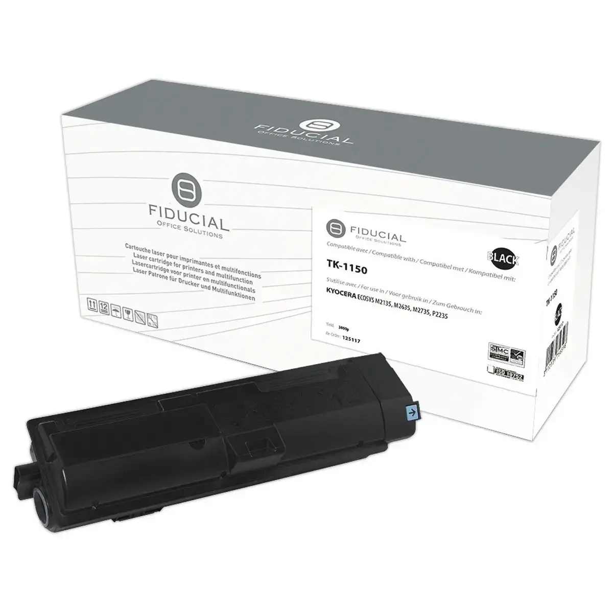 Toner remanufacturé éq. KYOCERA TK-1150 - Noir