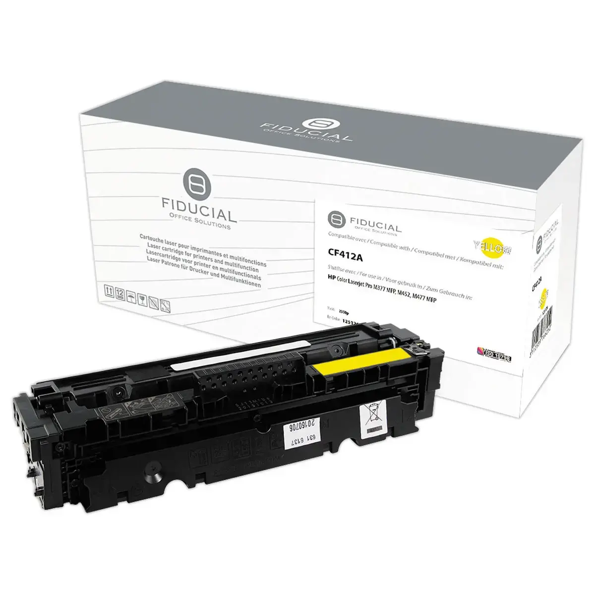 Toner remanufacturé éq. HP CF412A - Jaune
