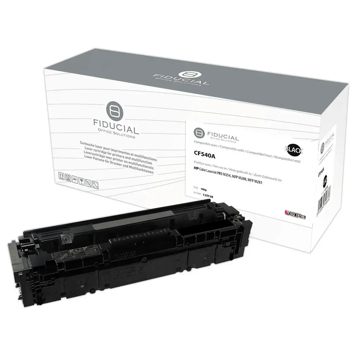 Toner remanufacturé éq. HP CF540A - Noir
