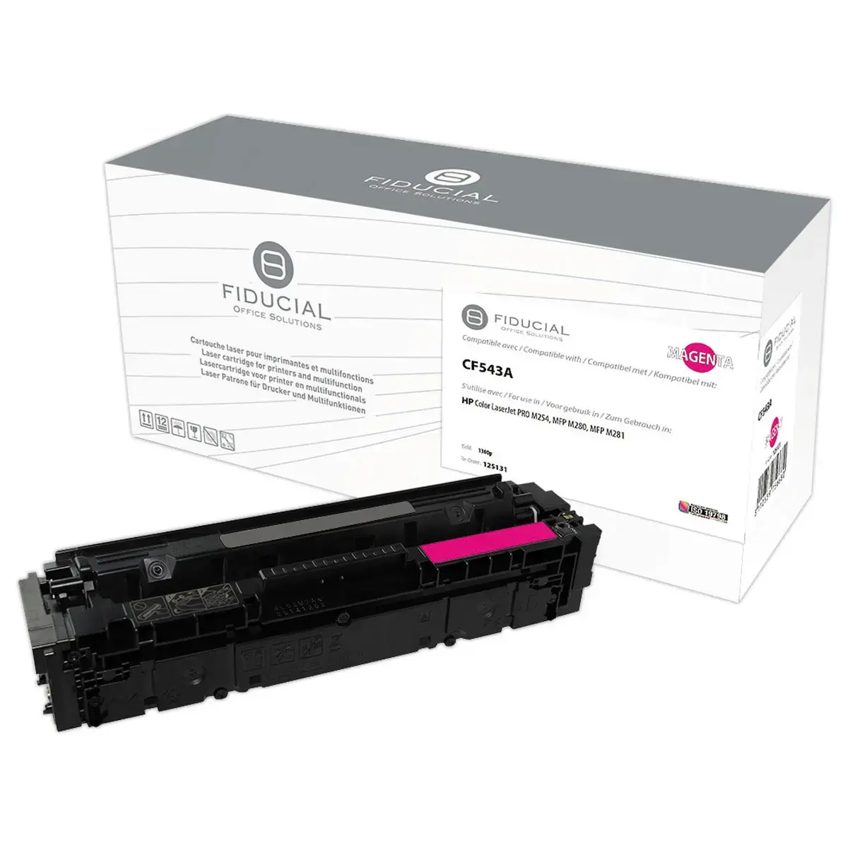 Toner remanufacturé éq. HP CF543A - Magenta